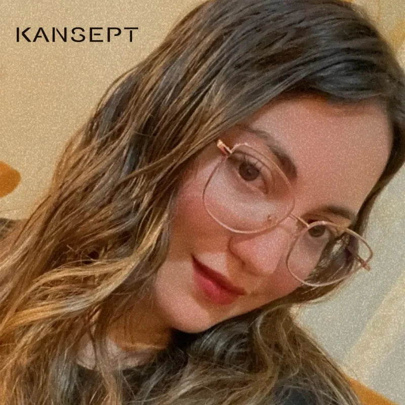 Kansept Women's Full Rim Cat Eye Alloy Reading Glasses 3032 Reading Glasses Kansept   