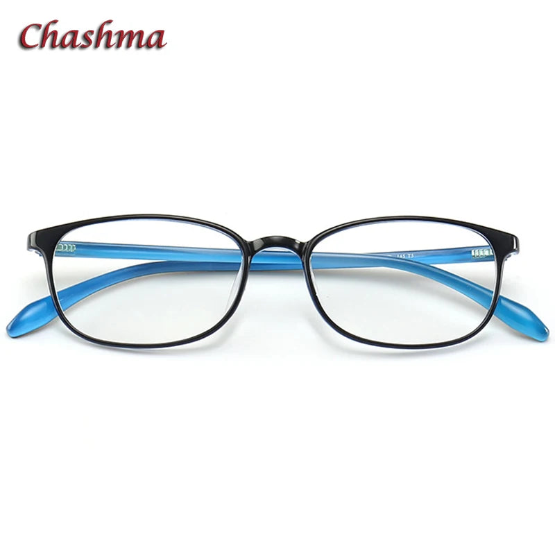 Chashma Ochki Women's Full Rim Square Tr 90 Titanium Eyeglasses 76053