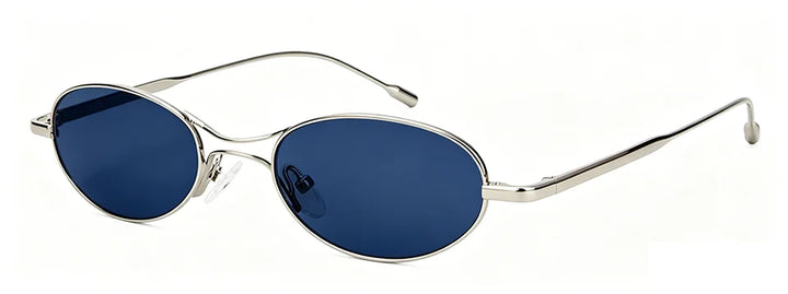 Esnbie Unisex Full Rim Oval Alloy Sunglasses 25S-M183SUN-1