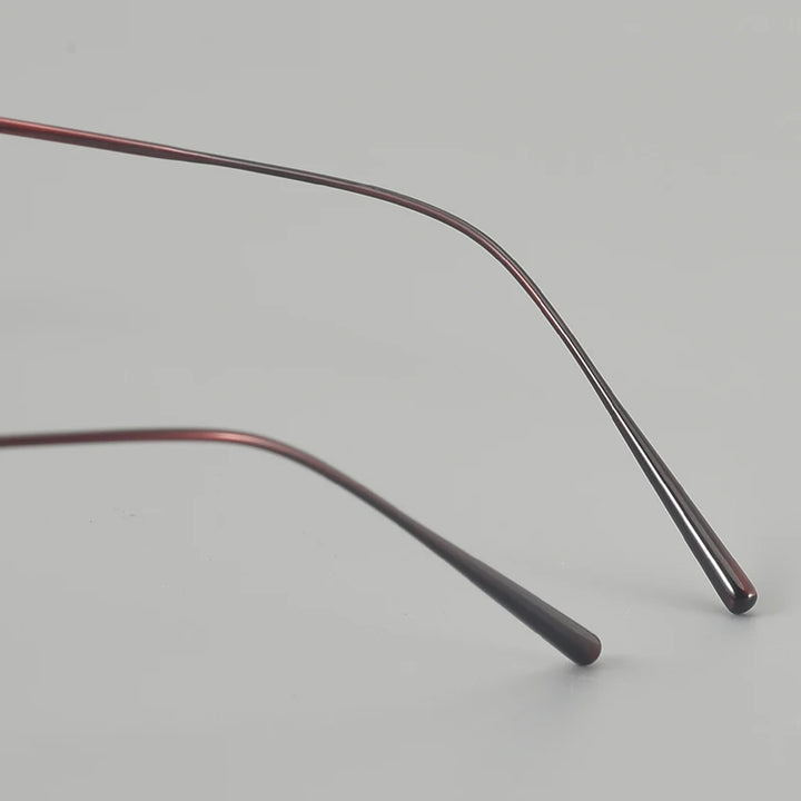Muzz 8316 unisex oval IP titanium prescription eyeglasses — view 11