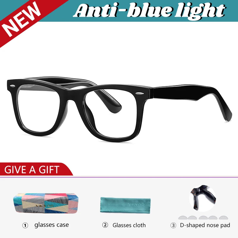 Vicky Unisex Full Rim Square Tr 90 Titanium Reading Glasses 21029