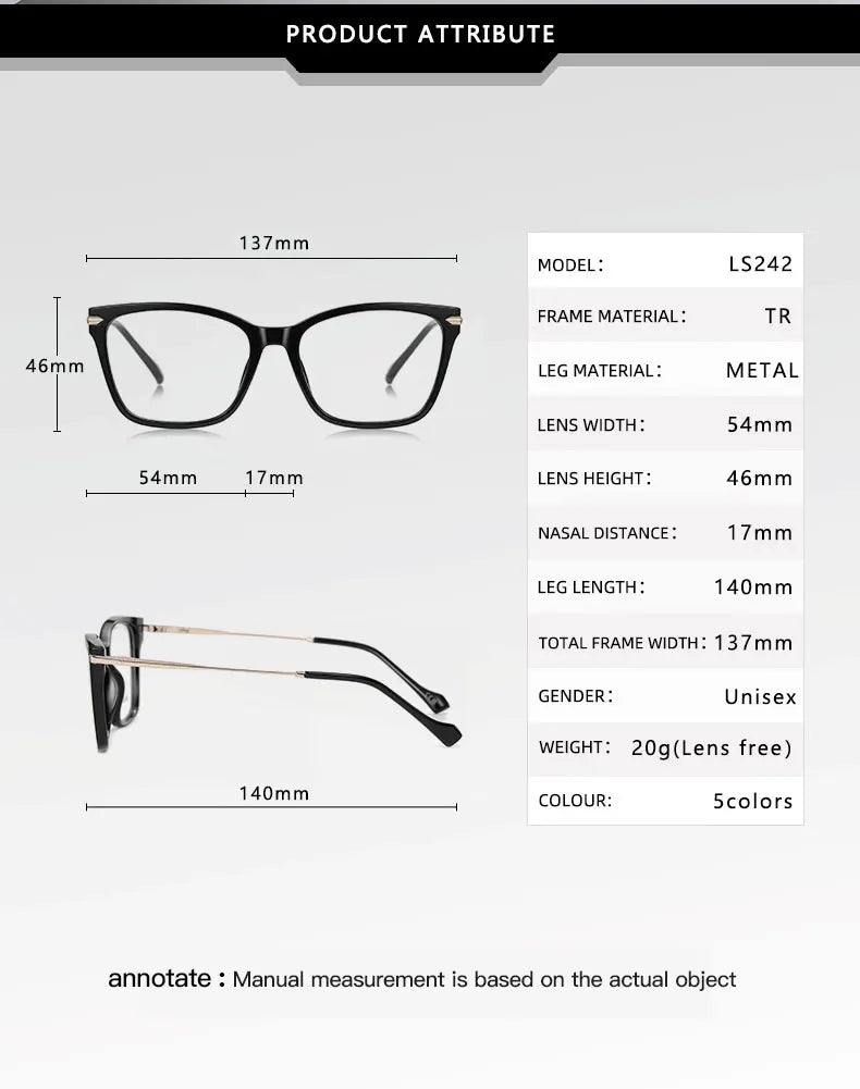 Vicky Women's Full Rim Square Tr 90 Alloy Reading Glasses 631242