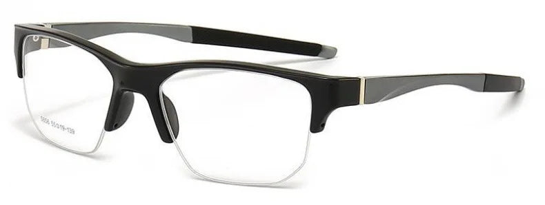 Muzz 58560 men's semi rim sports prescription eyeglasses — view 5