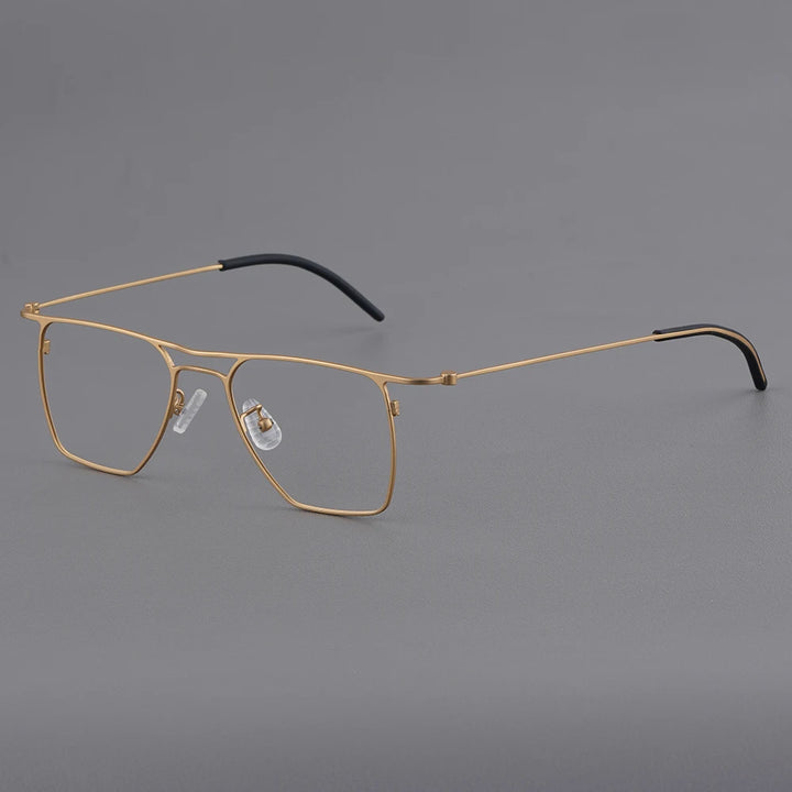 Bobbie Unisex Full Rim Square Titanium Eyeglasses KMN502