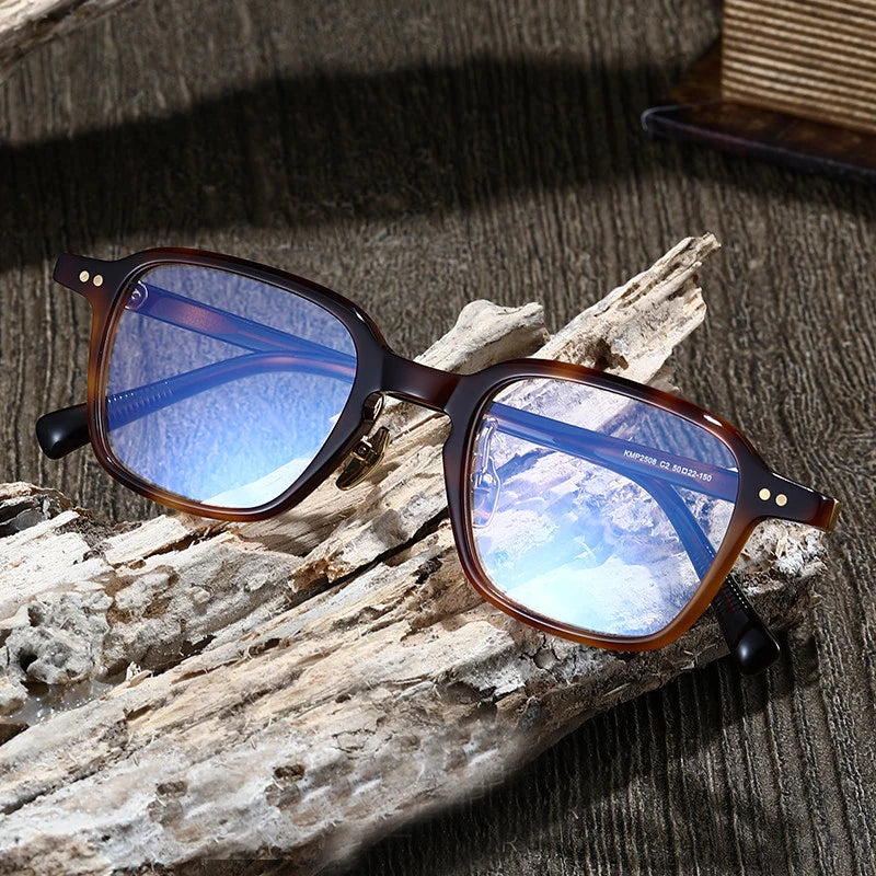 Blackmask Unisex Full Rim Square Acetate Eyeglasses BM-2508