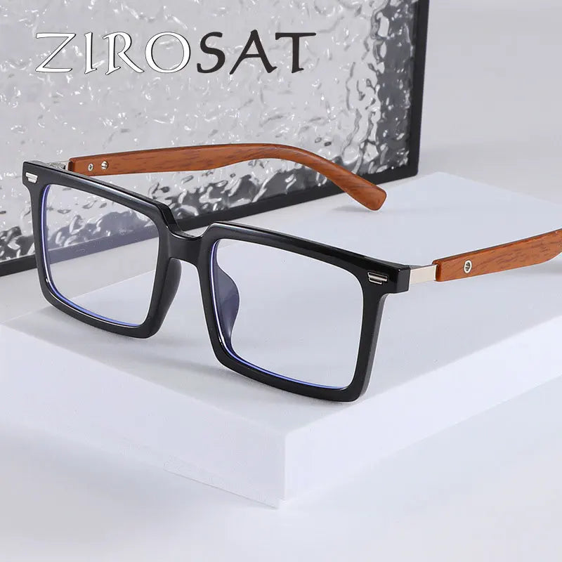 Zirosat Unisex Full Rim Round TR90 Prescription Eyeglasses 608876 - view 2
