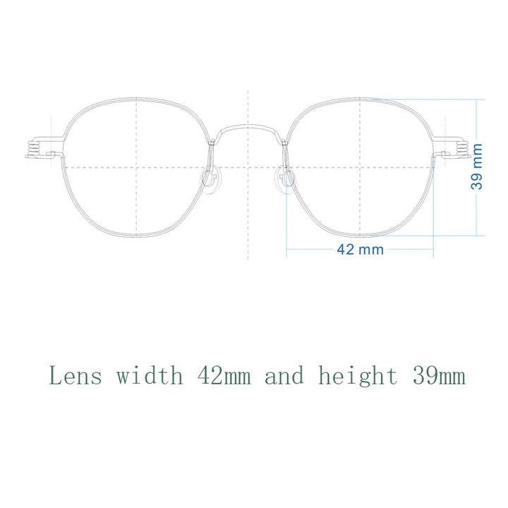 Yujo Unisex Full Rim Polygonal Stainless Steel Eyeglasses Y3835 Full Rim Yujo 42.39 CHINA 