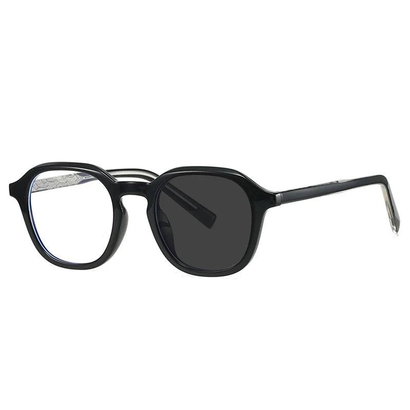 Kocolior Women's Full Rim Square Tr 90 Photochromic Reading Glasses 28027