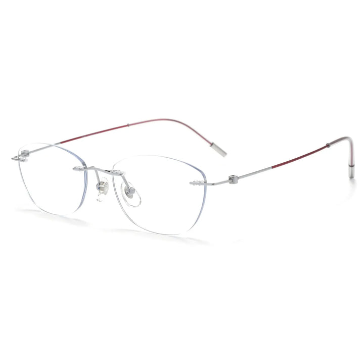Bclear Women Rimless Butterfly Titanium Eyeglasses BSF-6071WK