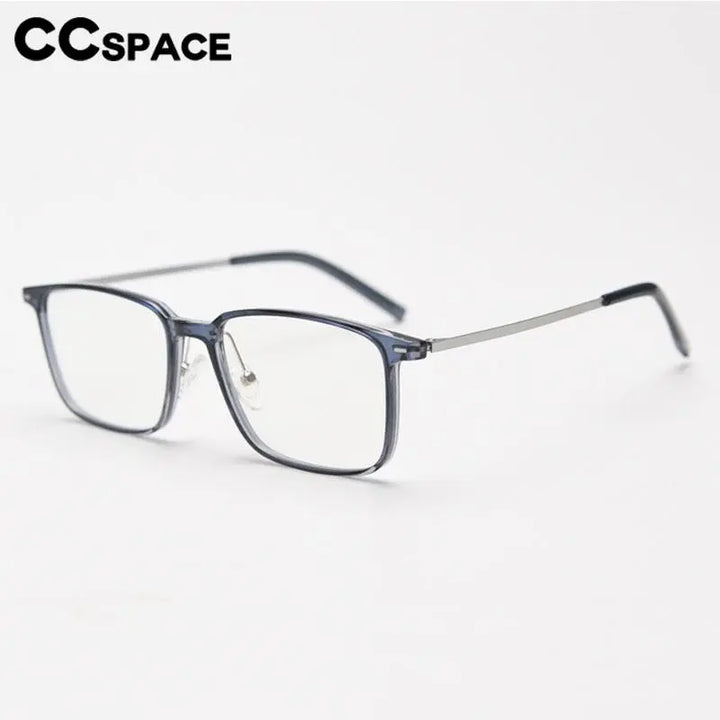 CCSpace Unisex Full Rim Square Tr 90 Titanium Eyeglasses 56903 Full Rim CCspace   