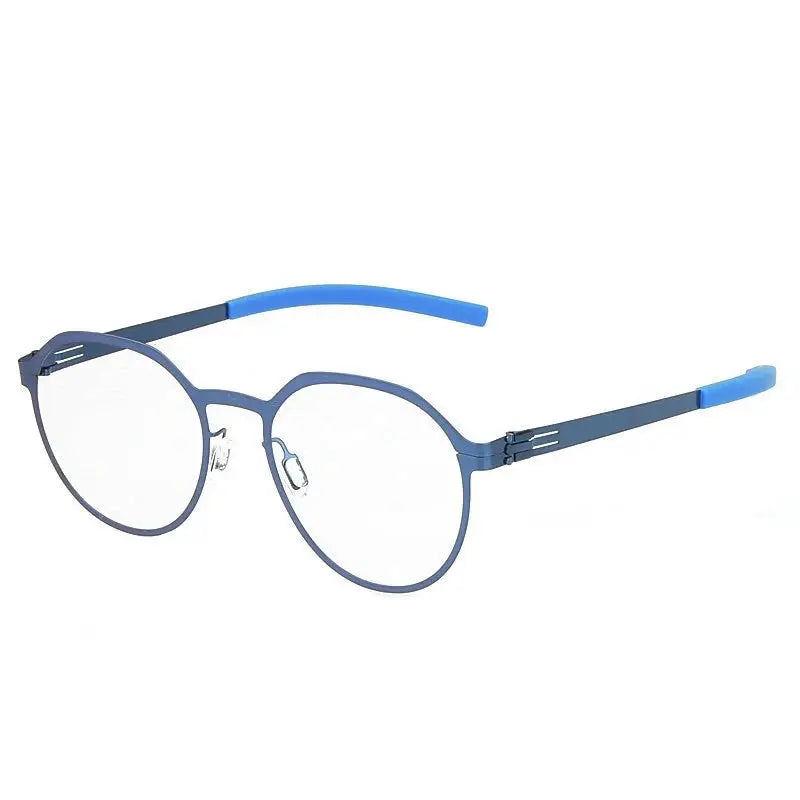 Bobbie 205245 Women’s 134mm Oval Full Rim Stainless Steel Frames — view 1 | Bobbie at FuzWeb