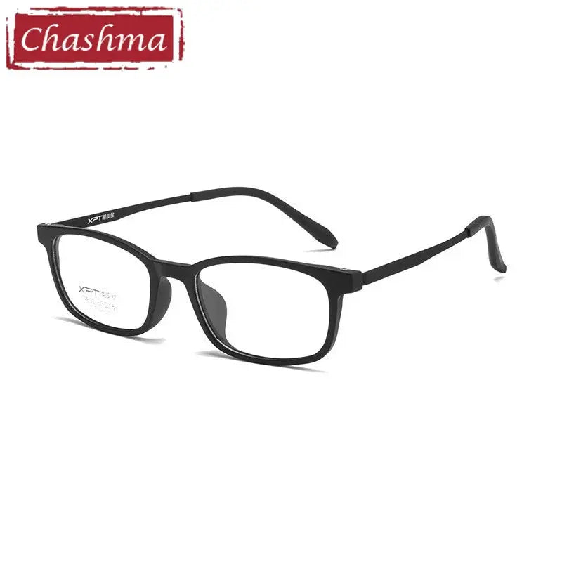 Chashma Ottica Women's Full Rim Square Tr 90 Titanium Eyeglasses 799833 FuzWeb