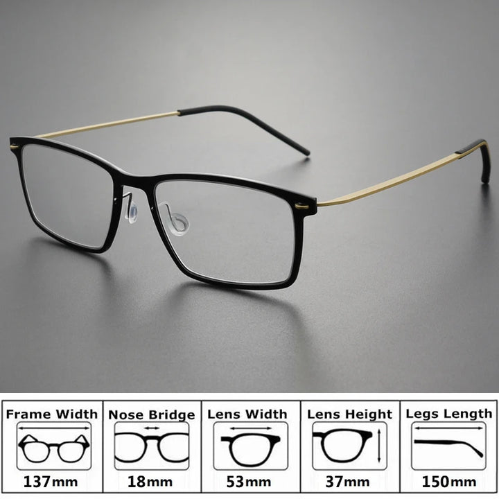 Bobbie Unisex Full Rim Square Acetate Eyeglasses 65-Series