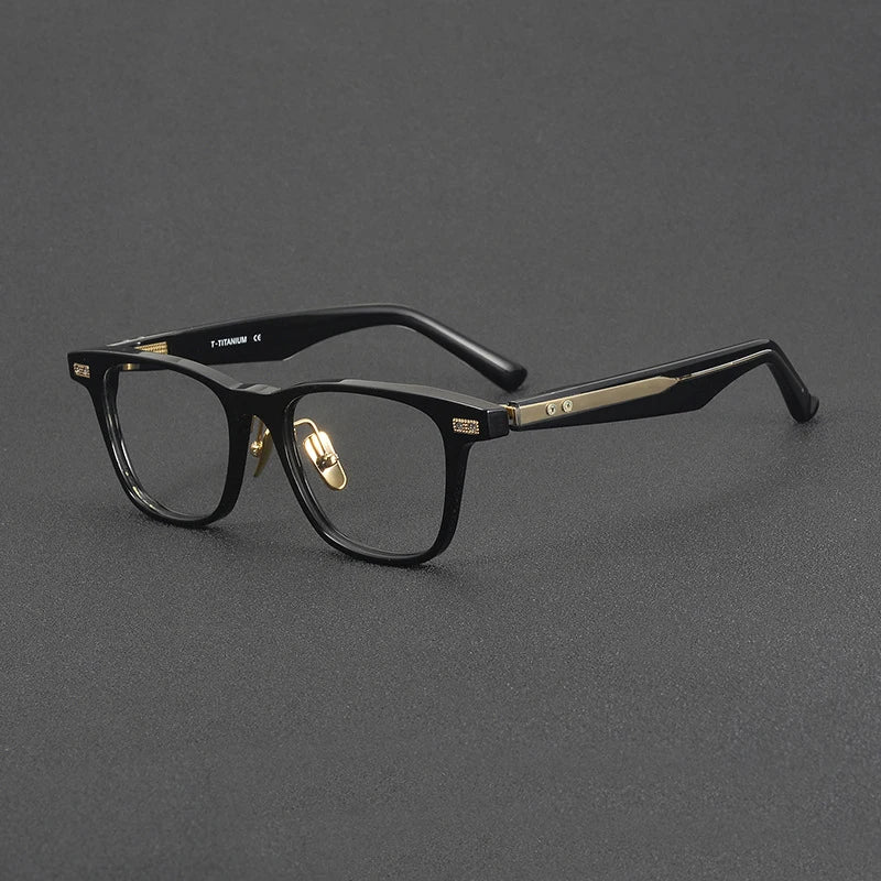 Blackmask Unisex Full Rim Square Acetate Eyeglasses BM-P752