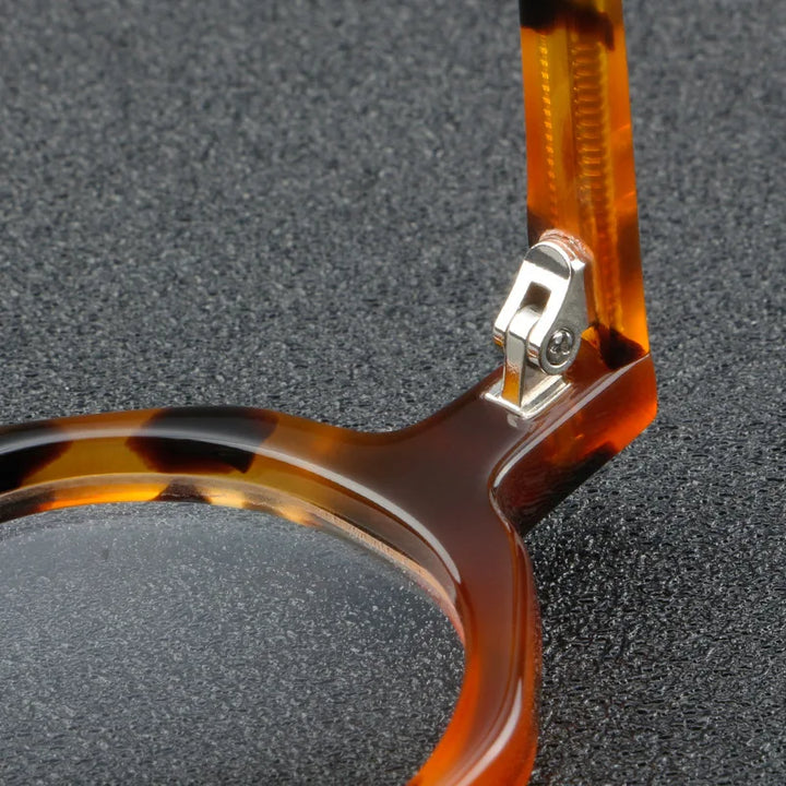 Cubojue Unisex Full Rim Double Bridge Small Round Plastic Reading Glasses 86009 Reading Glasses Cubojue   