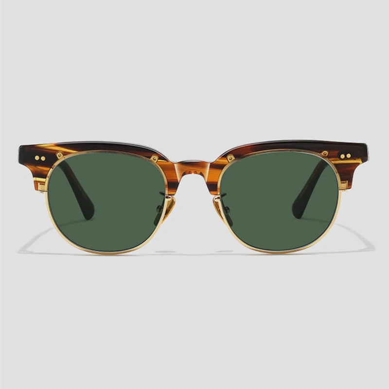 Blackmask Unisex Full Rim Square Acetate Polarized Sunglasses BM-LS015