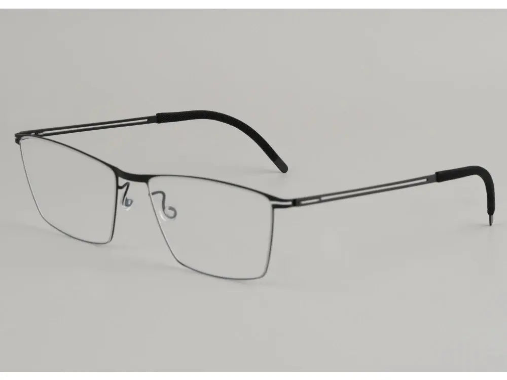 Bobbie 460617 Unisex 138mm Full Rim Square Titanium Frames — view 1 | Bobbie at FuzWeb