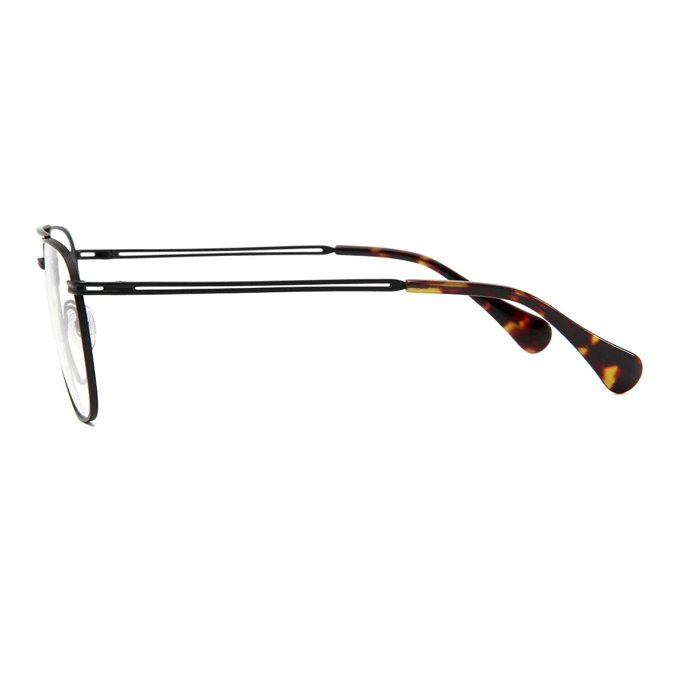 Esnbie Unisex Full Rim Pilot Titanium Eyeglasses 24ST129