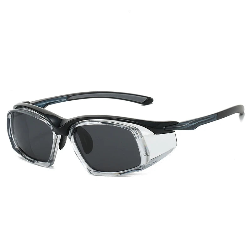 Yimaruili Unisex Full Rim Square Tr 90 Polaroid Lens Sunglasses 662825