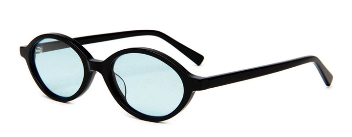 Esnbie Women's Full Rim Oval Acetate Polarized Tac Sunglasses 240801
