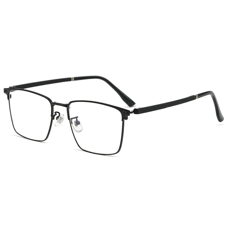 Hotochki Mens Full Rim Browline Square Alloy Eyeglasses 8302z Full Rim Hotochki   