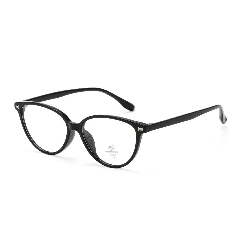 Yimaruili Women's Full Rim Oval Cat Eye Tr 90 Alloy Eyeglasses 323132