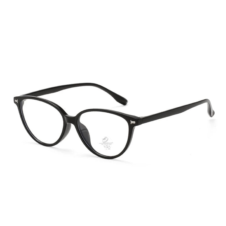 Yimaruili Women's Full Rim Oval Cat Eye Tr 90 Alloy Eyeglasses 323132