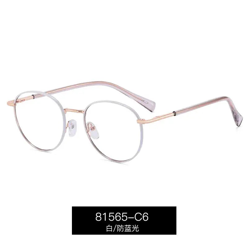 Reven Jate Women's Full Rim Oval Round Alloy Eyeglasses 81565.