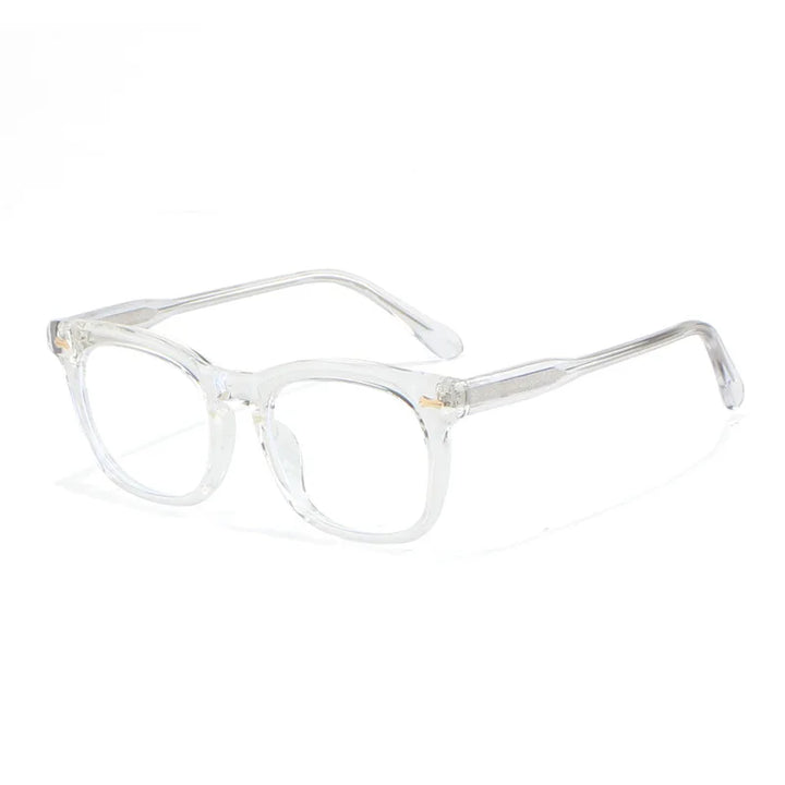 Xbora Women's Full Rim Oval Square Tr 90 Titanium Eyeglasses 70951