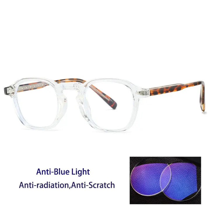 Kocolior 280091 Unisex Tr 90 Alloy Full Rim Oval Round Frames FuzWeb