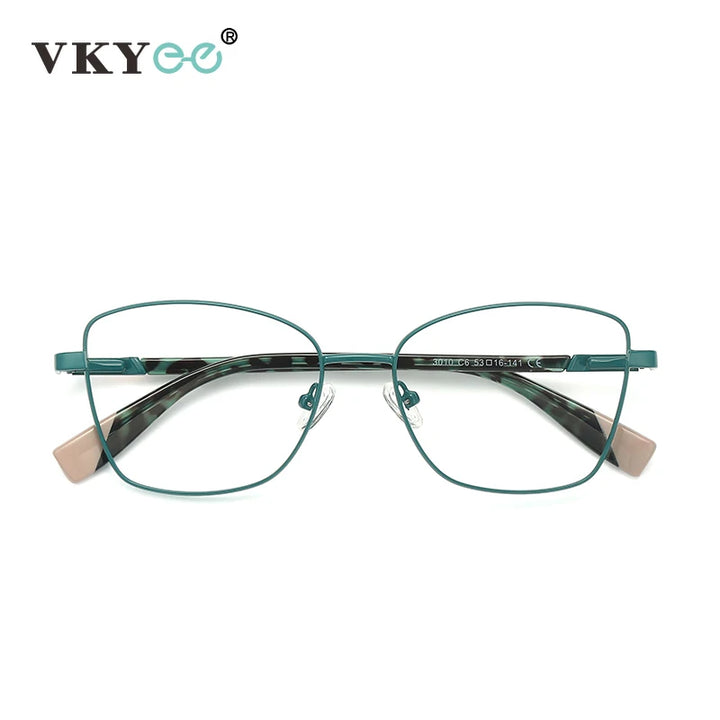 Vicky Women's Full Rim Square Alloy Reading Glasses 3010 Reading Glasses Vicky   