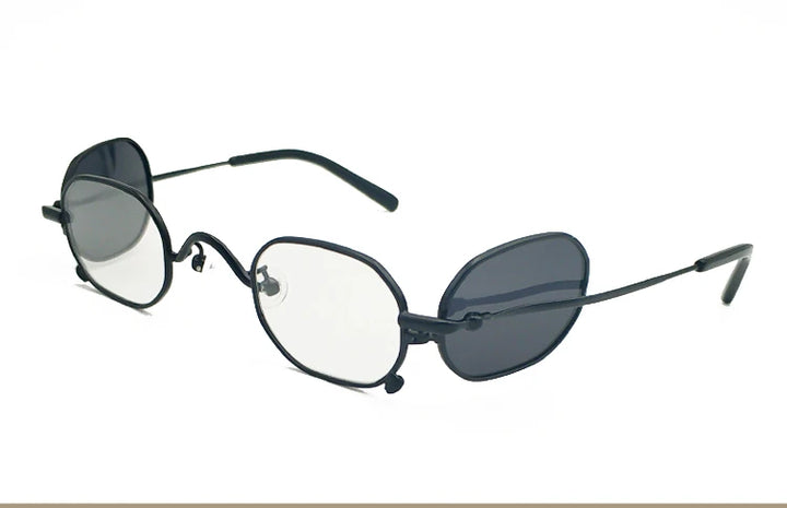 Yujo Unisex Full Rim Rectangle Flip Alloy Eyeglasses Sunglasses 2013 Sunglasses Yujo   