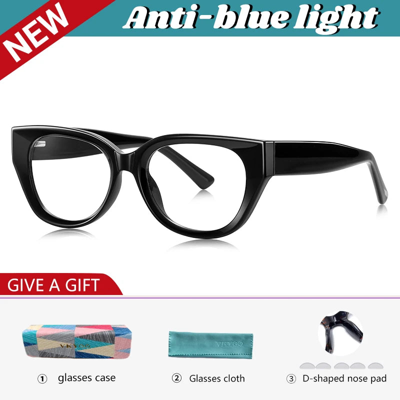 Vicky Unisex Full Rim Oval Tr 90 Titanium Reading Glasses 97020