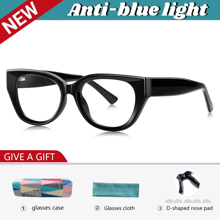 Vicky Unisex Full Rim Oval Tr 90 Titanium Reading Glasses 97020