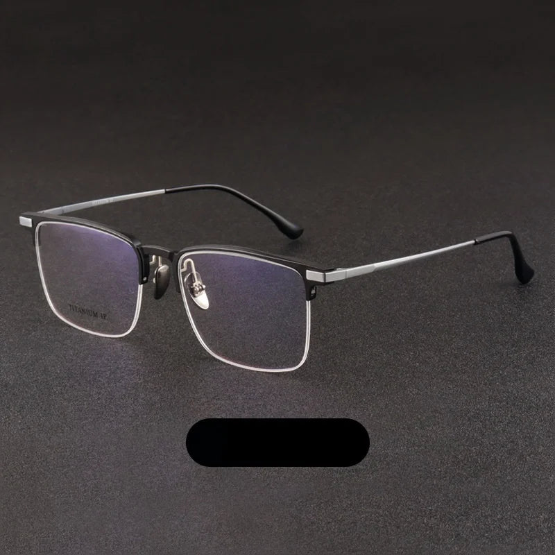 Momoja Unisex Full Rim Square Al Mg Titanium Eyeglasses 20261
