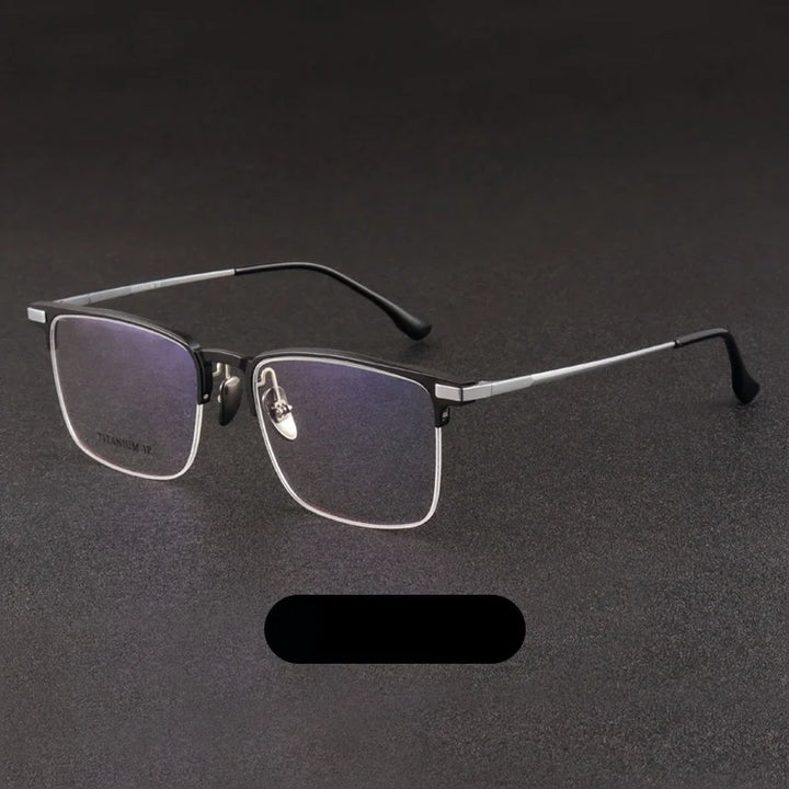 Momoja Unisex Full Rim Square Al Mg Titanium Eyeglasses 20261