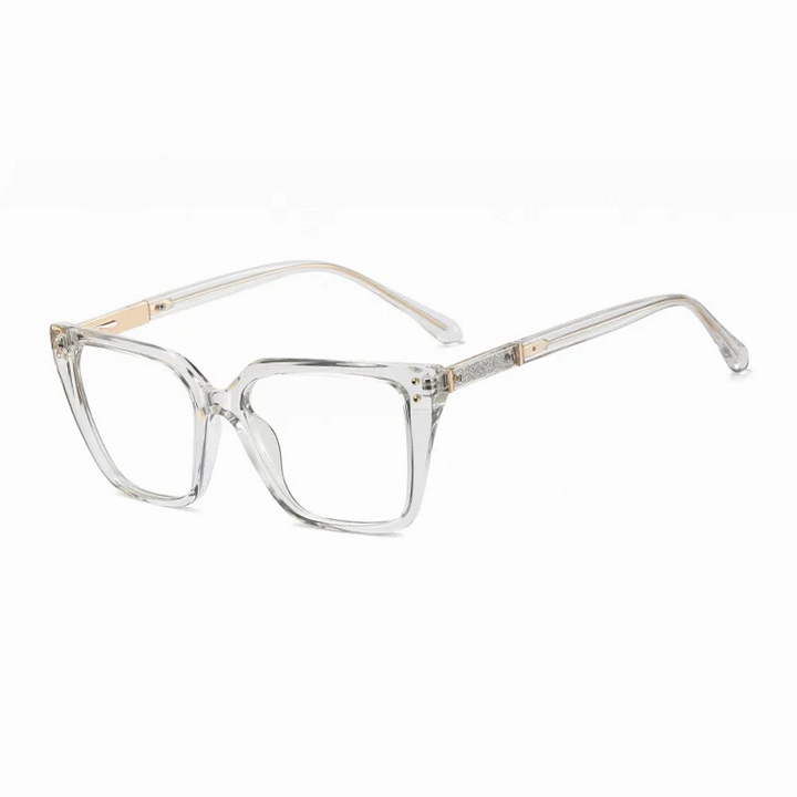 Ralferty Women's Full Rim Square Tr 90 Titanium Eyeglasses 883616