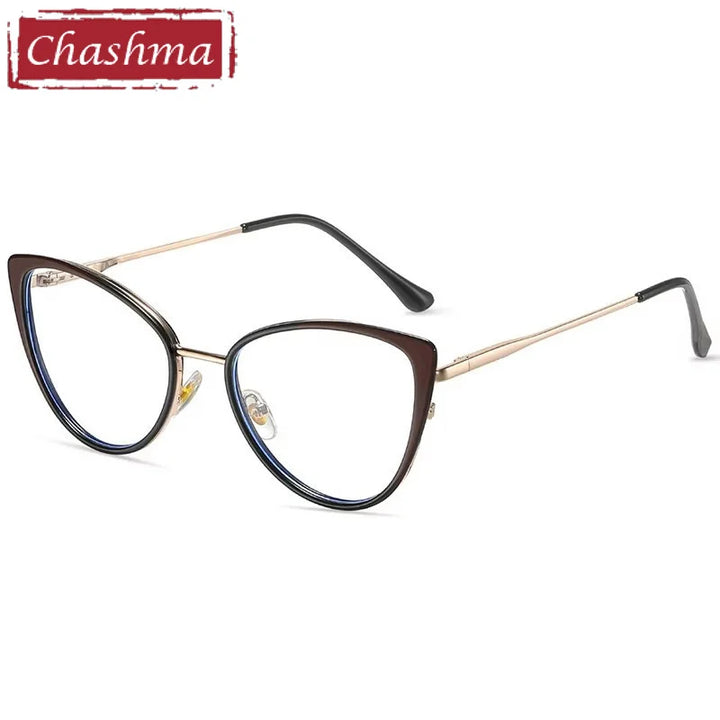 Chashma Women's Full Rim Oval Cat Eye Tr 90 Titanium Eyeglasses 87241