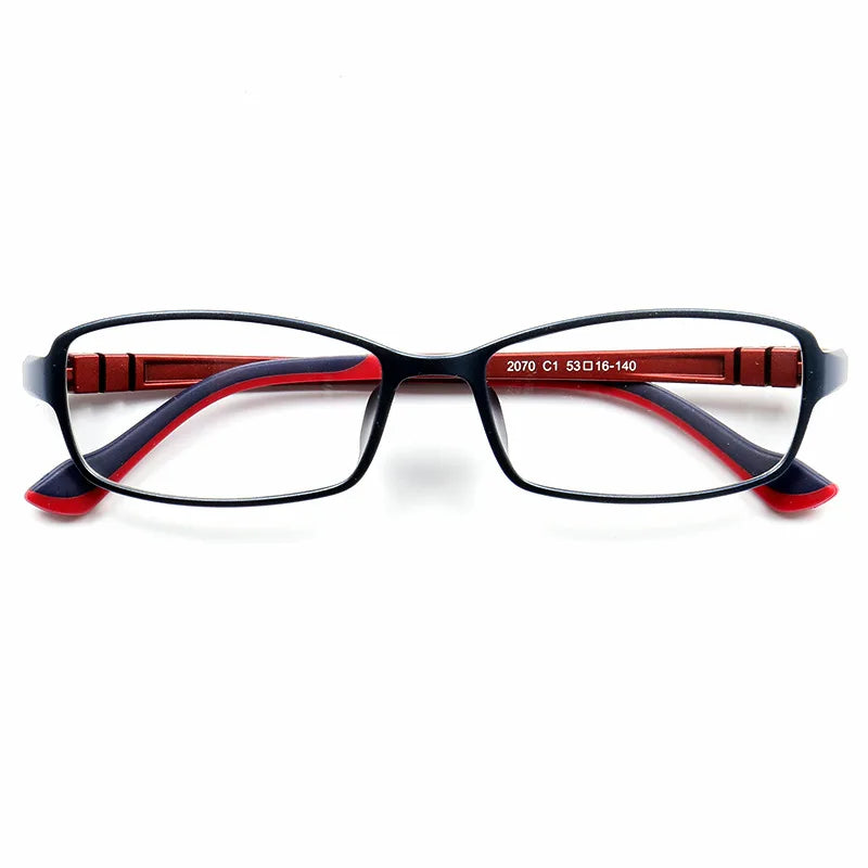 Cubojue Unisex Full Rim Square Plastic Eyeglasses 2070 Reading Glasses Cubojue   