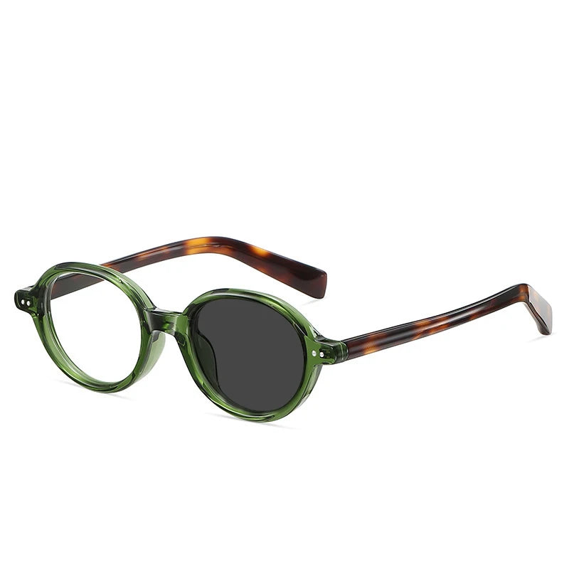 Kocolior Women's Full Rim Round Acetate Photochromic Reading Glasses 511018