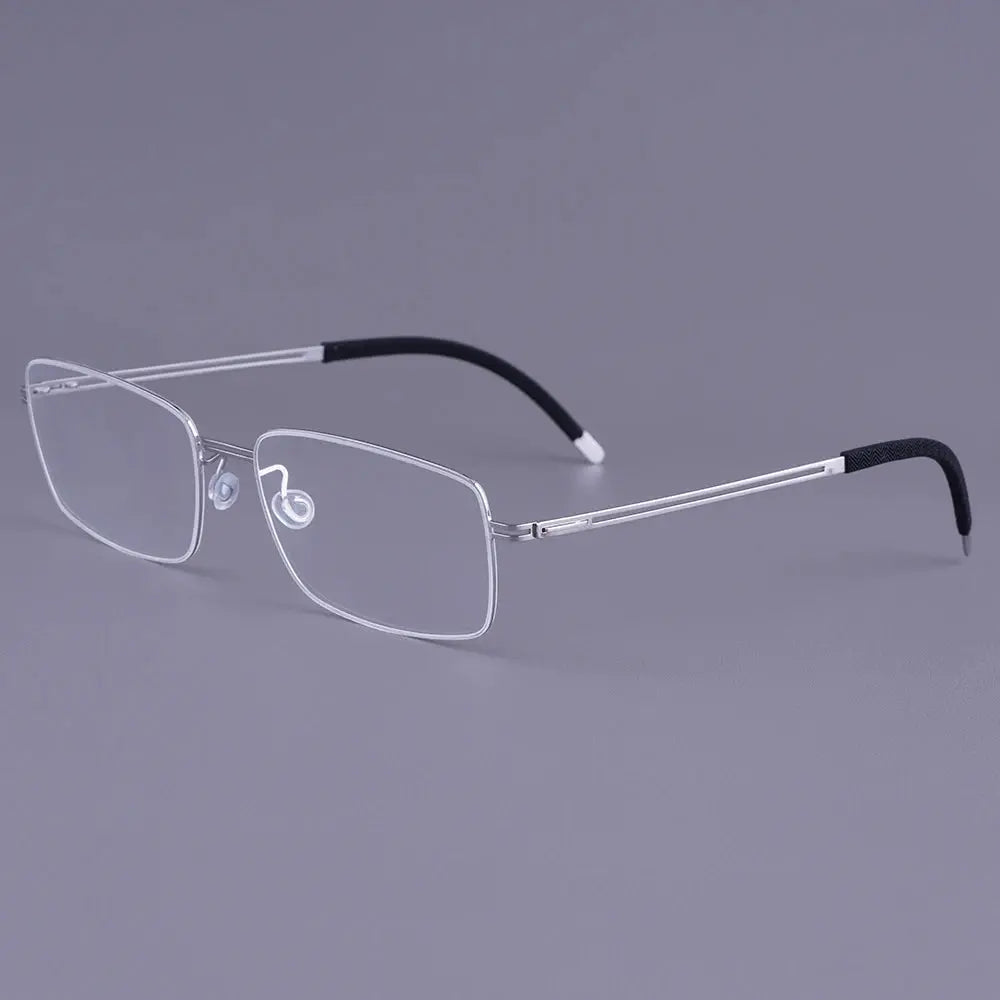 Bobbie 462512  Women’s Polygon Square Full Rim Titanium Frames FuzWeb