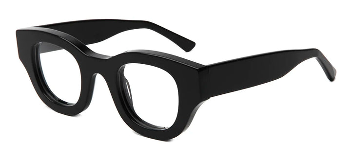 Esnbie Men's Full Rim Big Square Thick Acetate Eyeglasses 230431