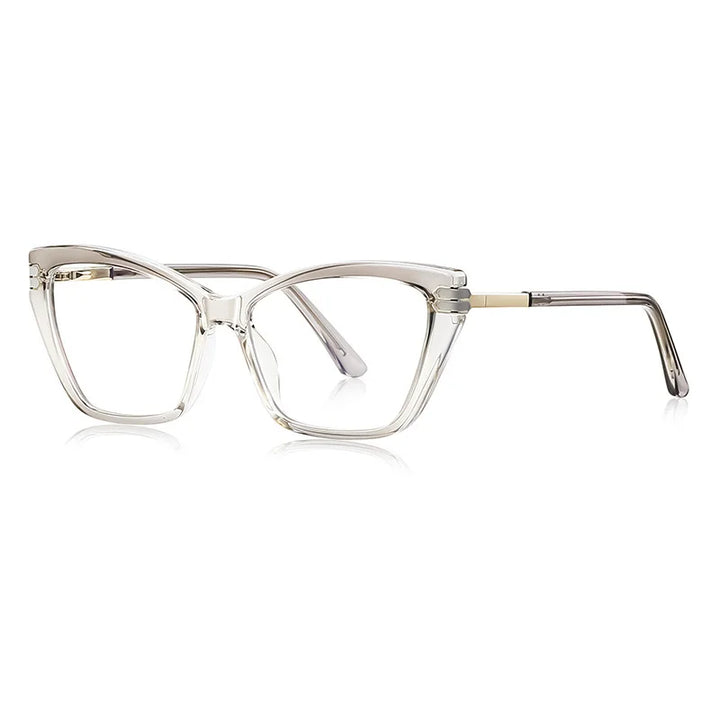 CCspace Women's Full Rim Square Tr 90 Alloy Reading Glasses 802705