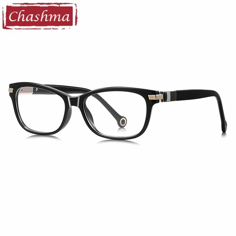 Chashma Ochki Unisex Full Rim Square Tr 90 Alloy Eyeglasses 881220