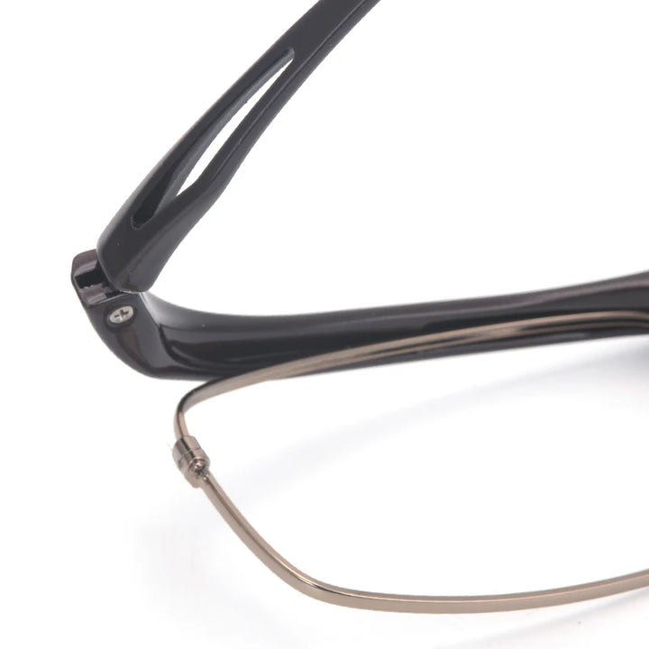 Muzz 9807 unisex flip up square alloy prescription eyeglasses — view 16