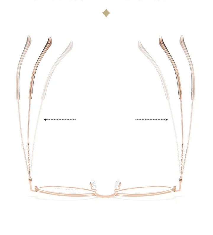 Gmei Optical 35036 women's cat eye alloy prescription eyeglasses — view 12