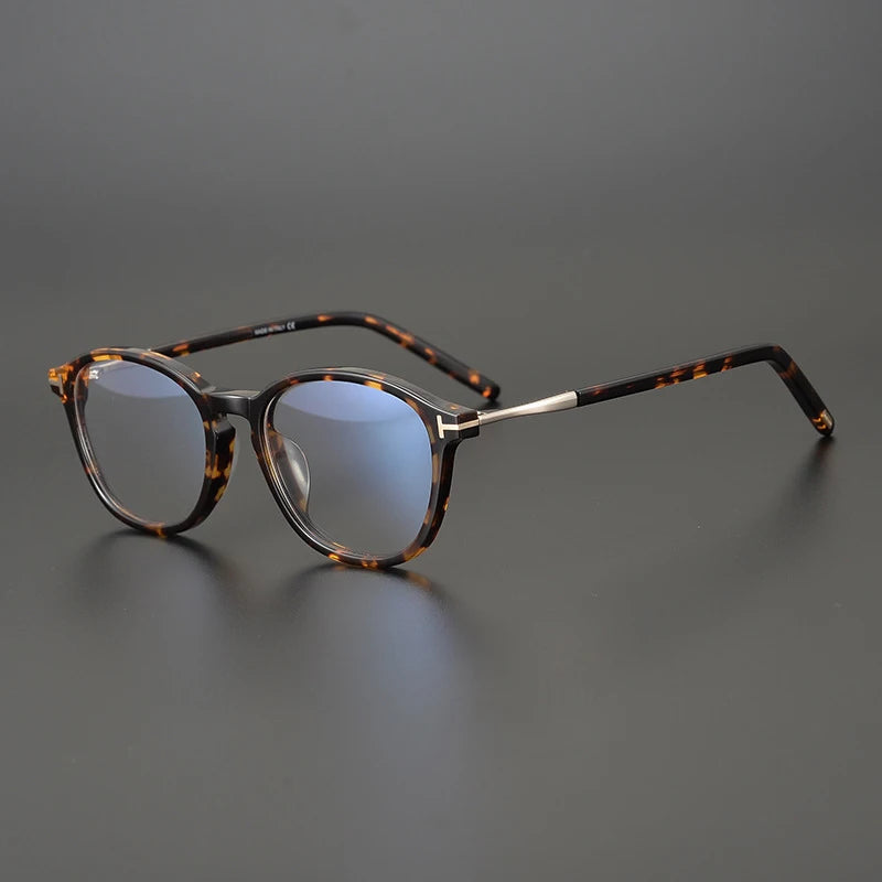 Black Mask Unisex Full Rim Square Acetate Eyeglasses 5397 Full Rim Black Mask Tortoise  