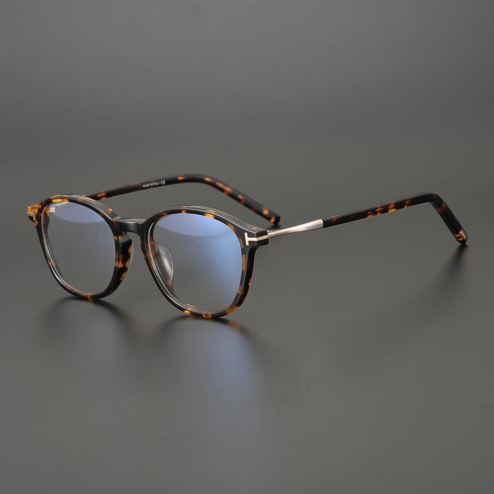 Black Mask Unisex Full Rim Square Acetate Eyeglasses 5397 Full Rim Black Mask Tortoise  