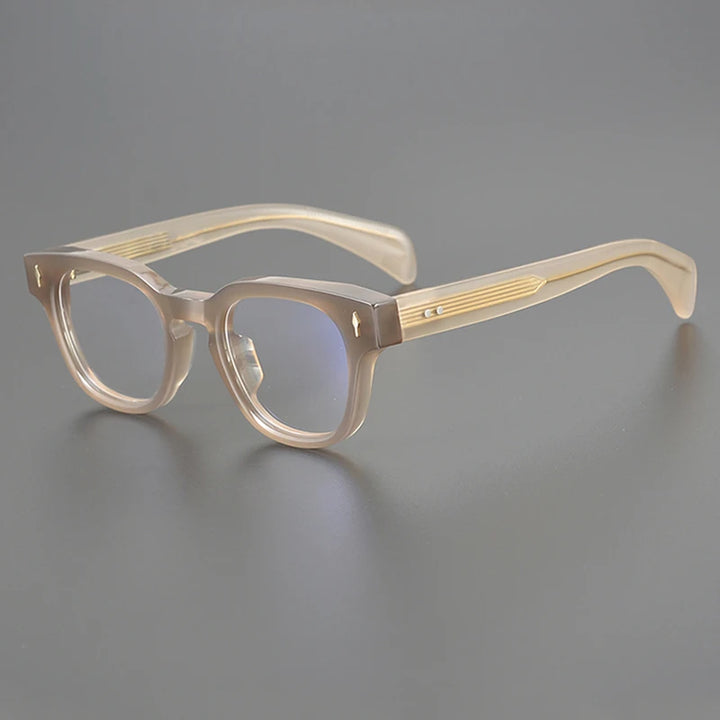 Nobler Unisex Full Thick Rim Square Acetate Eyeglasses J001 Full Rim Nobler C4  