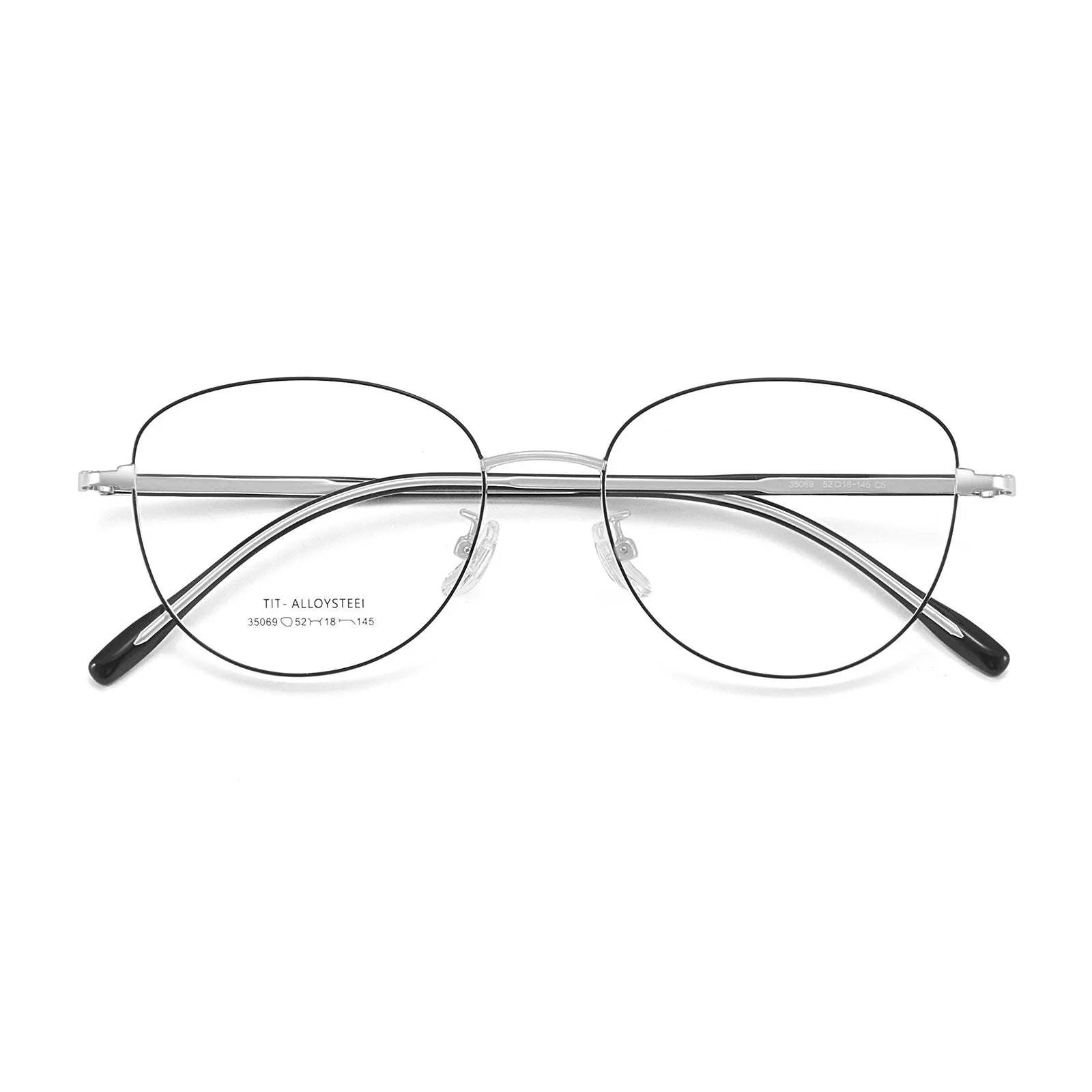 Gmei Optical 35069 women's cat eye alloy prescription eyeglasses